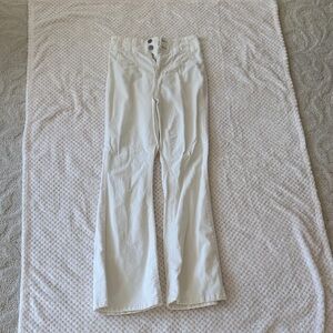 We The Free White Boot Cut Jeans